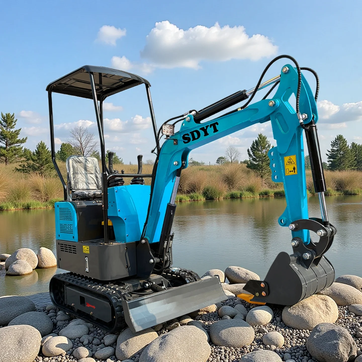 Mini Excavadora 1,2 T · Chasis Reforzado — miniatura 4