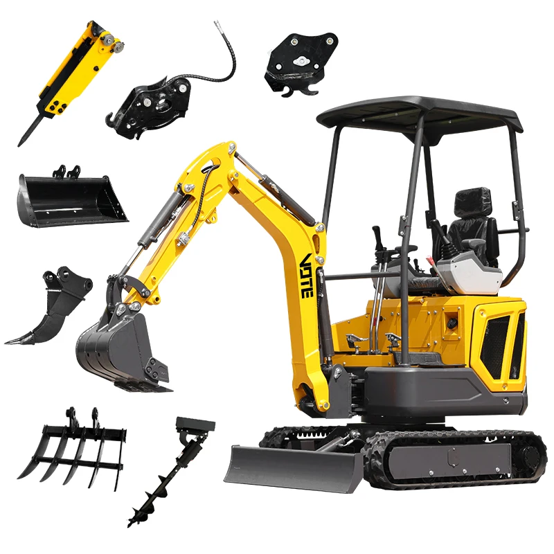 Excavadora de Cadenas · 1 a 2 T