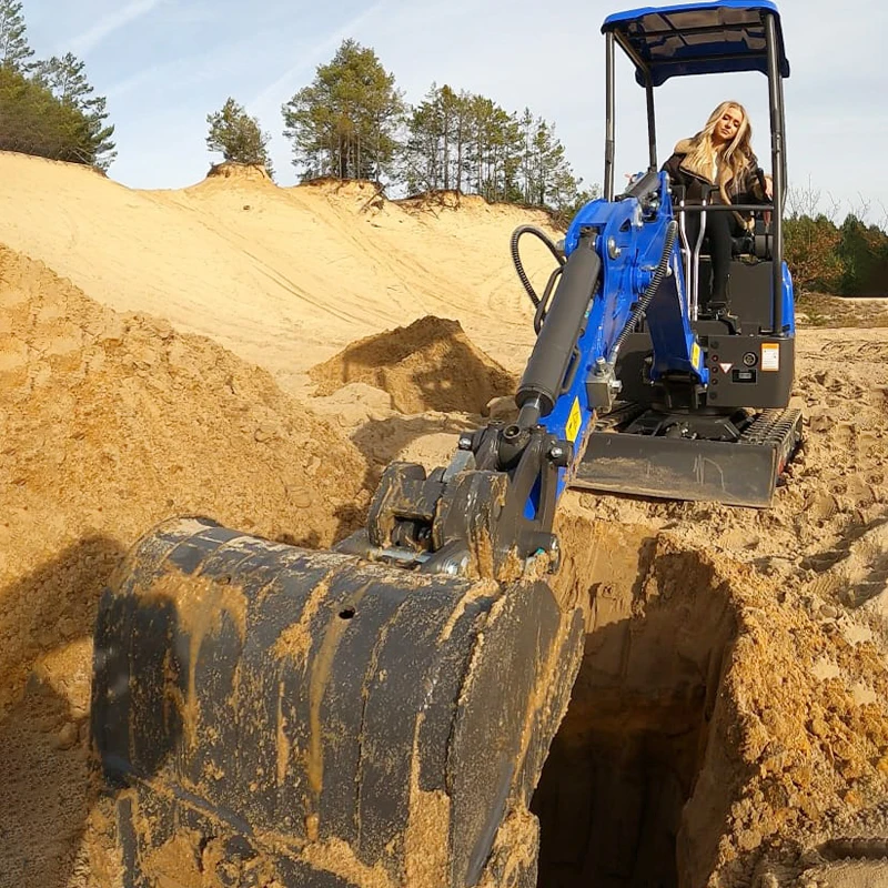 Excavadora Agrícola Cerrada · Orugas — miniatura 5